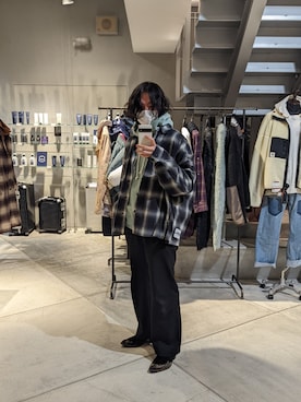 「UNDERCOVER（アンダーカバー）のアイテム（シャツ/ブラウス）」を使った、Azuma Yuhoさん（メンズ・178cm）の秋コーディネート