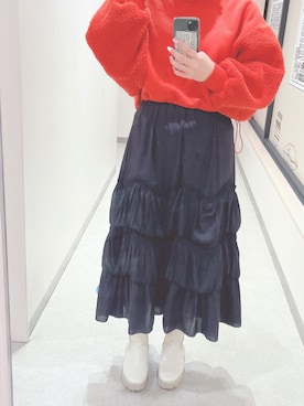 めいちさん（レディース・158cm）の冬コーディネート