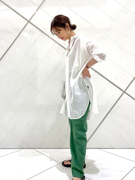 井上　裕美さん（レディース・158cm）の夏コーディネート