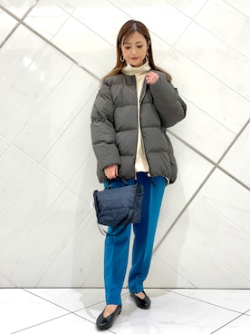 井上　裕美さん（レディース・158cm）の冬コーディネート