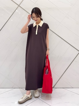 井上 裕美さん(レディース・158cm)の春コーディネート