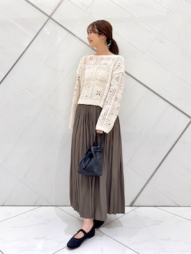 「URBAN RESEARCH DOORS（アーバンリサーチドアーズ）のアイテム」を使った、井上　裕美さん（レディース・158cm）の秋コーディネート