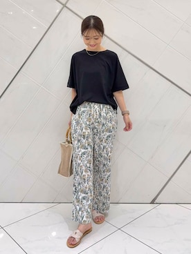 井上　裕美さん（レディース・158cm）の夏コーディネート