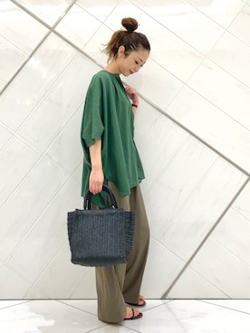井上 裕美さん(レディース・158cm)の夏コーディネート