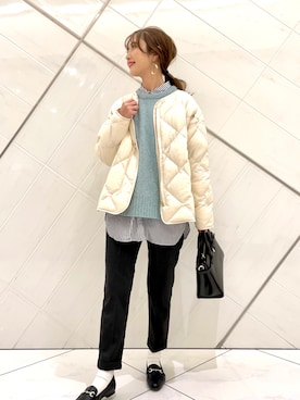 「URBAN RESEARCH DOORS」｜井上　裕美さん（レディース・158cm）の秋コーディネート