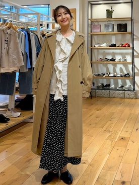 井上　裕美さん（レディース・158cm）の春コーディネート