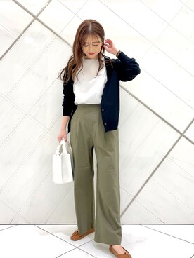 井上　裕美さん（レディース・158cm）の春コーディネート