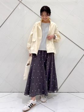 井上　裕美さん（レディース・158cm）の春コーディネート