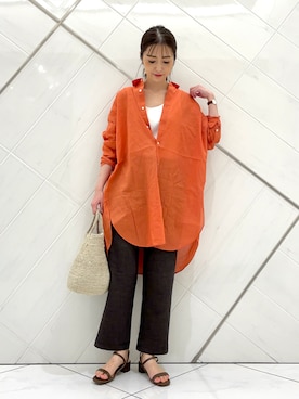 井上　裕美さん（レディース・158cm）の春コーディネート