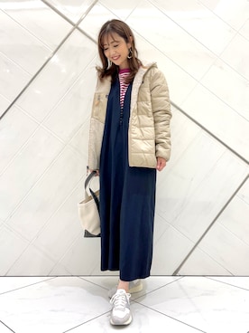 「patagonia」｜「アイテム（ワンピース/ドレス）」を使った、イノウエ ユミさん（レディース・158cm）の夏コーディネート