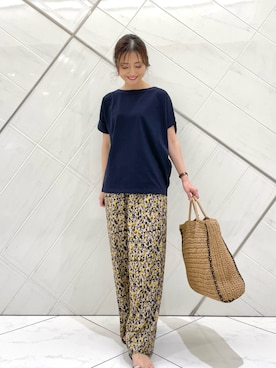 井上　裕美さん（レディース・158cm）の夏コーディネート