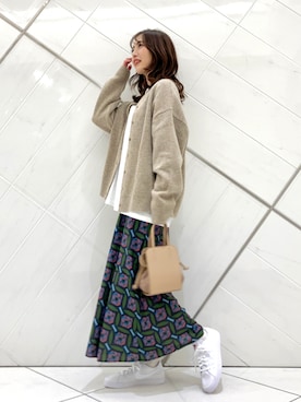 井上 裕美さん(レディース・158cm)の冬コーディネート