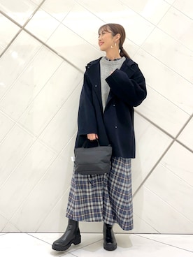 井上　裕美さん（レディース・158cm）の秋コーディネート