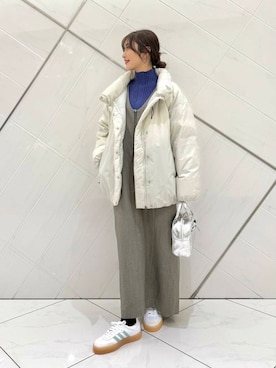 井上　裕美さん（レディース・158cm）の冬コーディネート