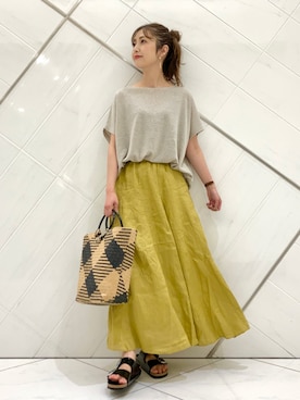 井上　裕美さん（レディース・158cm）の夏コーディネート