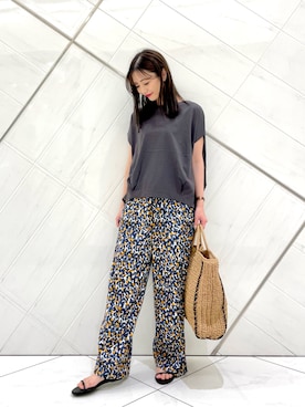 井上　裕美さん（レディース・158cm）の夏コーディネート