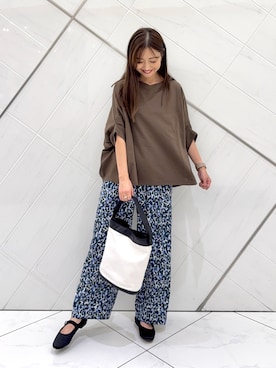 「URBAN RESEARCH DOORS（アーバンリサーチドアーズ）のアイテム」を使った、井上　裕美さん（レディース・158cm）の夏コーディネート