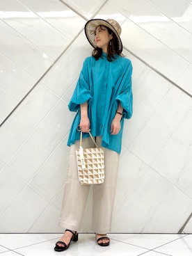 井上 裕美さん(レディース・158cm)の春コーディネート