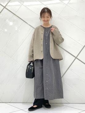 井上　裕美さん（レディース・158cm）の秋コーディネート