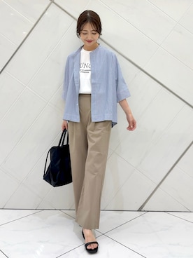井上 裕美さん(レディース・158cm)の夏コーディネート