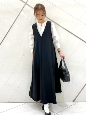 井上　裕美さん（レディース・158cm）の春コーディネート