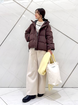 井上　裕美さん（レディース・158cm）の冬コーディネート