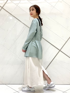 井上　裕美さん（レディース・158cm）の冬コーディネート