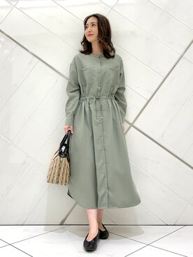 「MARCO BIANCHINI（マルコビアンチーニ）のアイテム（その他）」を使った、イノウエ ユミさん（レディース・158cm）の春コーディネート