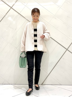 井上　裕美さん（レディース・158cm）の春コーディネート