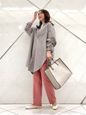 井上　裕美さん（レディース・158cm）の冬コーディネート