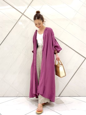 井上　裕美さん（レディース・158cm）の春コーディネート