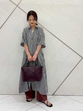 井上 裕美さん(レディース・158cm)の夏コーディネート