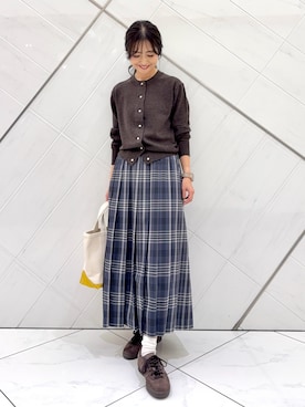 「URBAN RESEARCH DOORS（アーバンリサーチドアーズ）のアイテム」を使った、井上　裕美さん（レディース・158cm）の秋コーディネート