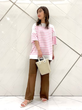 井上 裕美さん(レディース・158cm)の夏コーディネート