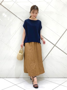 井上 裕美さん(レディース・158cm)の夏コーディネート