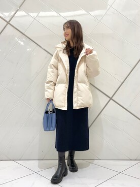 井上　裕美さん（レディース・158cm）の冬コーディネート