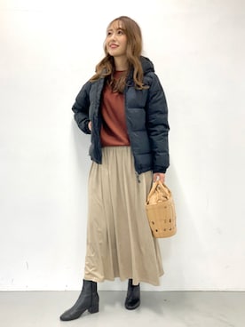 井上　裕美さん（レディース・158cm）の秋コーディネート