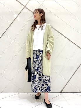 井上　裕美さん（レディース・158cm）の春コーディネート