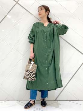 井上　裕美さん（レディース・158cm）の春コーディネート