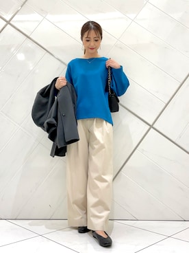 井上 裕美さん(レディース・158cm)の冬コーディネート