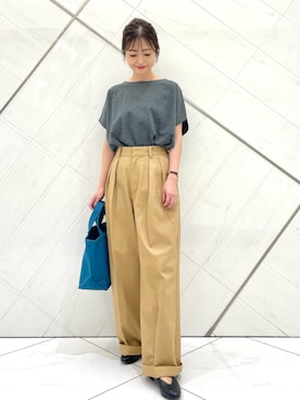 「upper hights」｜イノウエ ユミさん（レディース・158cm）の夏コーディネート