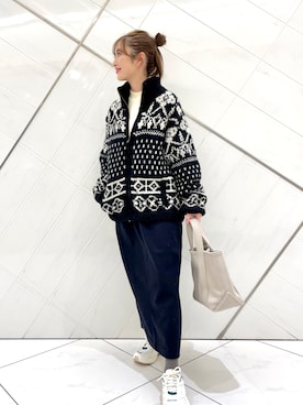 「URBAN RESEARCH DOORS」｜井上　裕美さん（レディース・158cm）の秋コーディネート