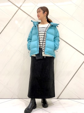 井上　裕美さん（レディース・158cm）の冬コーディネート