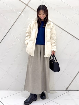 井上　裕美さん（レディース・158cm）の冬コーディネート