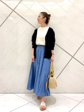 井上　裕美さん（レディース・158cm）の夏コーディネート