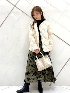 「URBAN RESEARCH DOORS」｜井上　裕美さん（レディース・158cm）の秋コーディネート