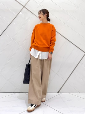 「URBAN RESEARCH DOORS（アーバンリサーチドアーズ）のアイテム（シューズ）」を使った、井上　裕美さん（レディース・158cm）の秋コーディネート