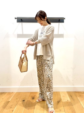 井上　裕美さん（レディース・158cm）の春コーディネート