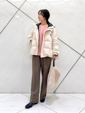 「アイテム（その他アウター）」を使った、井上　裕美さん（レディース・158cm）の秋コーディネート