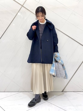 井上 裕美さん(レディース・158cm)の冬コーディネート